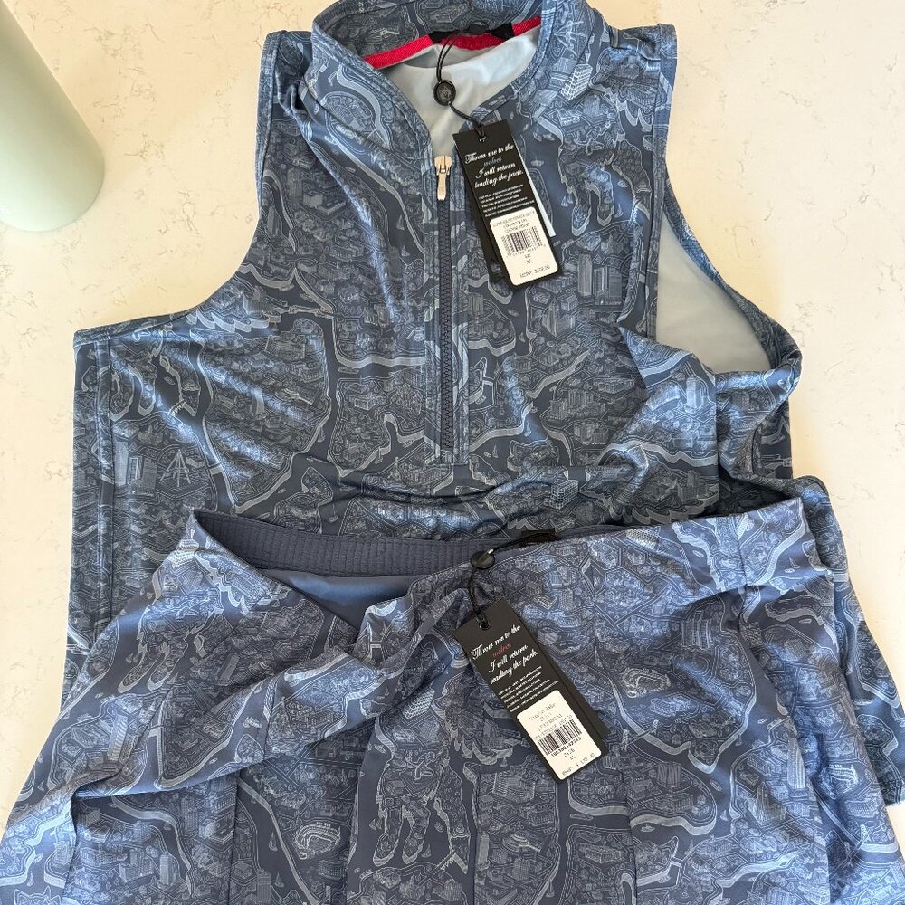 NWT Greyson Golf Utopia Set Skirt and Tank XL